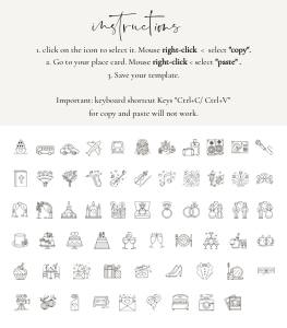 Dora | Wedding Icons: dora-stat-14-10 | Wedding Timeline Template