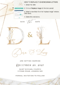 dora-stat-14-01| Save the Date Card A5: dora-stat-14-01 | Save the Date Card