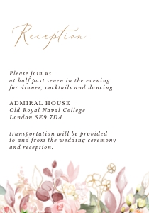 Fiorella | Reception Card - 3.5 x 5: fiorella-stat-08-02-set | Wedding invitation set