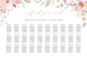 Fiorella | Seating Chart 36 x 24": fiorella-stat-08-08 | seating chart