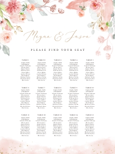 Fiorella | Seating Chart 18 x 24'': fiorella-stat-08-08 | seating chart