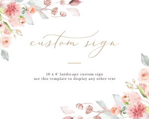 Fiorella | Custom Sign 10 x 9: fiorella-stat-08-05 | custom sign