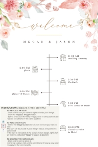 Fiorella | Wedding Timeline 20 x 30'': fiorella-stat-08-10 | wedding timeline
