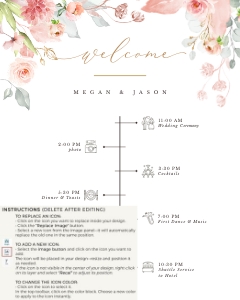 Fiorella | Wedding Timeline 16 x 20'': fiorella-stat-08-10 | wedding timeline