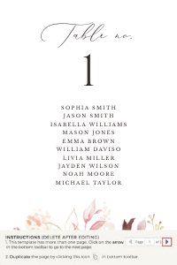 Fiorella Seating Cards 4 x 6'': fiorella-stat-08-08b | seating cards