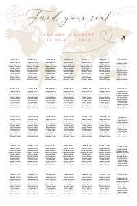 Sofia | Seating Chart 24 x 36 - update: sofia-large-bundle-16-02 | Sofia Signs Bundle