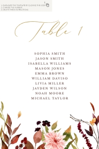 Ambra | Table Card - 4 x 6": ambra-stat-15-08b | seating cards