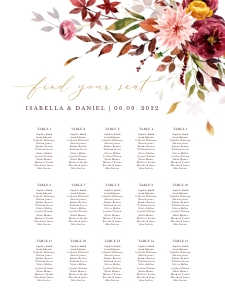 Ambra | Seating Chart 18 x 24 ": ambra-stat-15-08 | seating chart