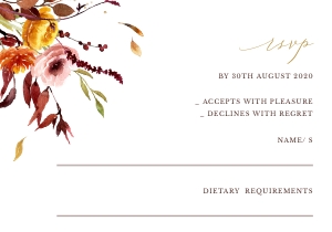 ambra-stat-15-02 | 5X3.5 Wedding Rsvp card: ambra-stat-15-02-set | Wedding Invitation Suite