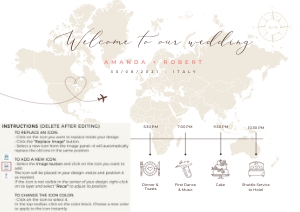 Sofia - Order of Event Sign A1-84.1 x 59.4: sofia-stat-16-10 | Wedding Day Timeline Sign_update