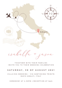 Sofia | ITALY wedding Invitation A5: sofia-stat-16-02-italy-set | ITALY Wedding Invitation Suite