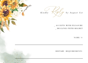 Marisol | RSVP Card - A6: Marisol | Wedding Invitation Suite Template