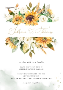 Marisol | Wedding Invitation A5: Marisol | Wedding Invitation Suite Template