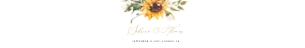 Marisol | Sunflowers Belly Band for A5: Marisol | Wedding Invitation Suite Template