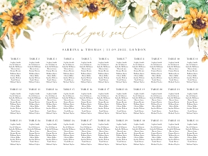 Marisol | Seating Chart 24 x 18": marisol-stat-21-08 | seating chart