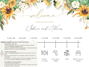 Marisol| Wedding Timeline 24 x 18": marisol-stat-21-10 | wedding day timeline