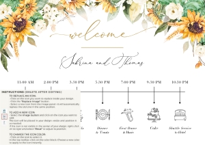 Marisol| Wedding Timeline A1: marisol-stat-21-10 | wedding day timeline