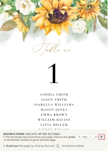 Marisol | Seating Cards 5 x 7": marisol-stat-21-08b | Seating cards