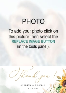 Marisol | Thank you Card 5 x 7: marisol-stat-21-12 | Thank you Card