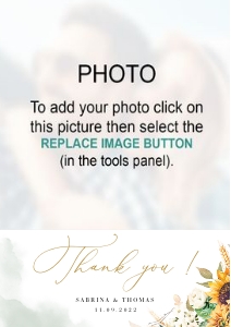 Marisol | Thank you Card A5: marisol-stat-21-12 | Thank you Card