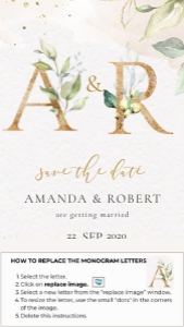 Flora | Rustic Save the Date Evite_up: flora-evite-06-01 | Digital Save the Date Evite