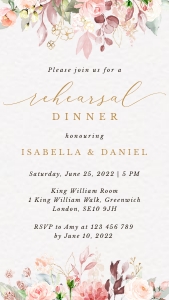 fiorella-evite-shower-08-02 | Rehearsal Dinner Evite design preview