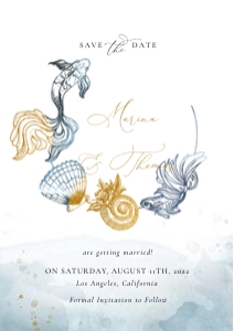 marina-stat-02-01 | A5 Save the Date: marina-stat-02-01 | Save the Date Template