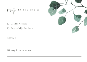 Luisa | RSVP Card A6: luisa-large-bundle-23-01 | Large Wedding Stationery Bundle
