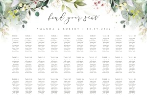 Flora | Seating Chart landscape A1: flora-stat-06-08 | Seating chart