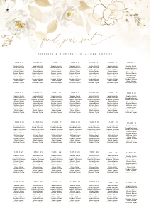 Dora | Seating Chart A2: dora-stat-14-08 | Seating Chart