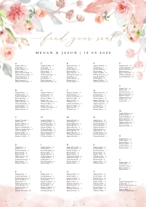 Fiorella | Seating Chart alphabetic A1: fiorella-stat-08-08 | seating chart