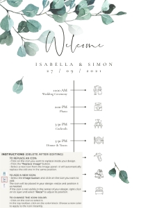 Luisa | Wedding Timeline A2: luisa-stat-23-10 | Wedding Timeline
