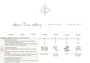 Giulia | Wedding Timeline A1: giulia-stat-30-10 - wedding timeline