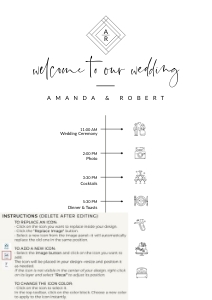 Giulia | Wedding Timeline A1: giulia-stat-30-10 - wedding timeline