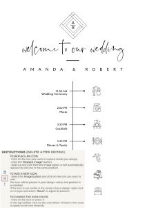 Giulia | Wedding Timeline A2: giulia-stat-30-10 - wedding timeline