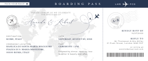 sofia-stat-16-22 | Navy Boarding Pass Wedding Invitation_3.5x8.5": sofia-stat-16-22 | Navy Boarding Pass Wedding Invitation