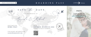 sofia-stat-16-23 | Navy Boarding Pass Save the Date design preview