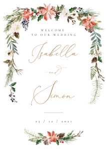 Natalia | Welcome sign A1: natalia-stat-25-11 | Welcome Sign