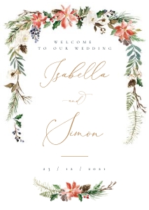 Natalia | Welcome sign A2: natalia-stat-25-11 | Welcome Sign