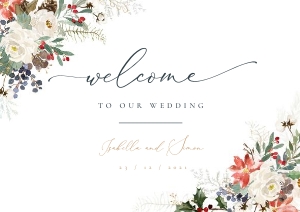 Natalia | Welcome Sign Landscape A1: natalia-stat-25-11 | Welcome Sign