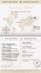 sofia-evite-16-06 | 2.0 Save the Date_Sand: sofia-evite-bundle-16-04 | passport save the date + boarding pass wedding evite