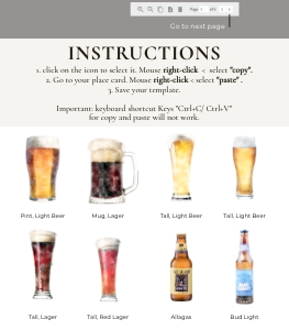 Beers & Wine: palma-stat-10-26 | Signature Drink sign template