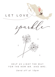 Sofia| let love sparkle 5 x 7": sofia-stat-16-28 | Let Love Sparkle Sign Template