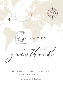 Sofia | photo guest book sign - A4: sofia-stat-16-29 | photo guest book sign Template