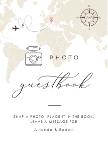 Sofia | photo guest book sign 5 x 7": sofia-stat-16-29 | photo guest book sign Template
