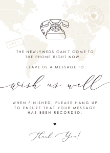 Sofia | Audio Guest Book Sign - 5x7": sofia-stat-16-32 | Audio Guest Book Sign Template