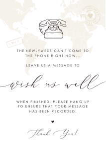 Sofia | Audio Guest Book Sign - A4: sofia-stat-16-32 | Audio Guest Book Sign Template