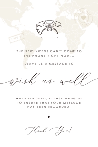 Sofia | Audio Guest Book Sign - 4 x 6": sofia-stat-16-32 | Audio Guest Book Sign Template