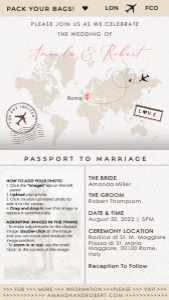 sofia-evite-16-07 | 2.0 Wedding Invitation: sofia-evite-16-07 | Digital Passport Wedding Invitation Evite