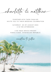 Mira |  Wedding Invitation - A5: mira-stat-37-02-set | Wedding Invitation Suite Template
